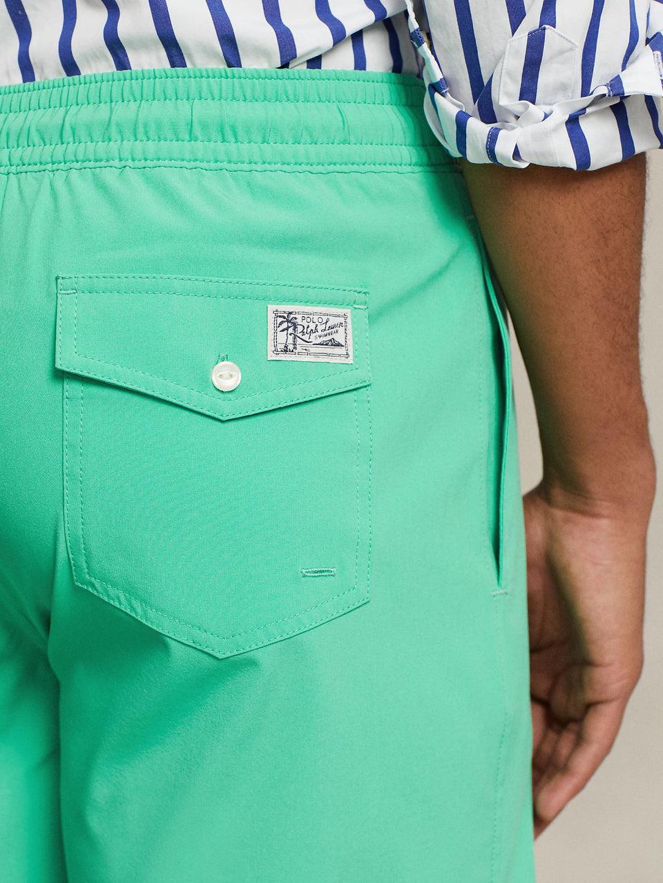 RALPH LAUREN Boxer da Mare Stretch Verde Menta Negozio