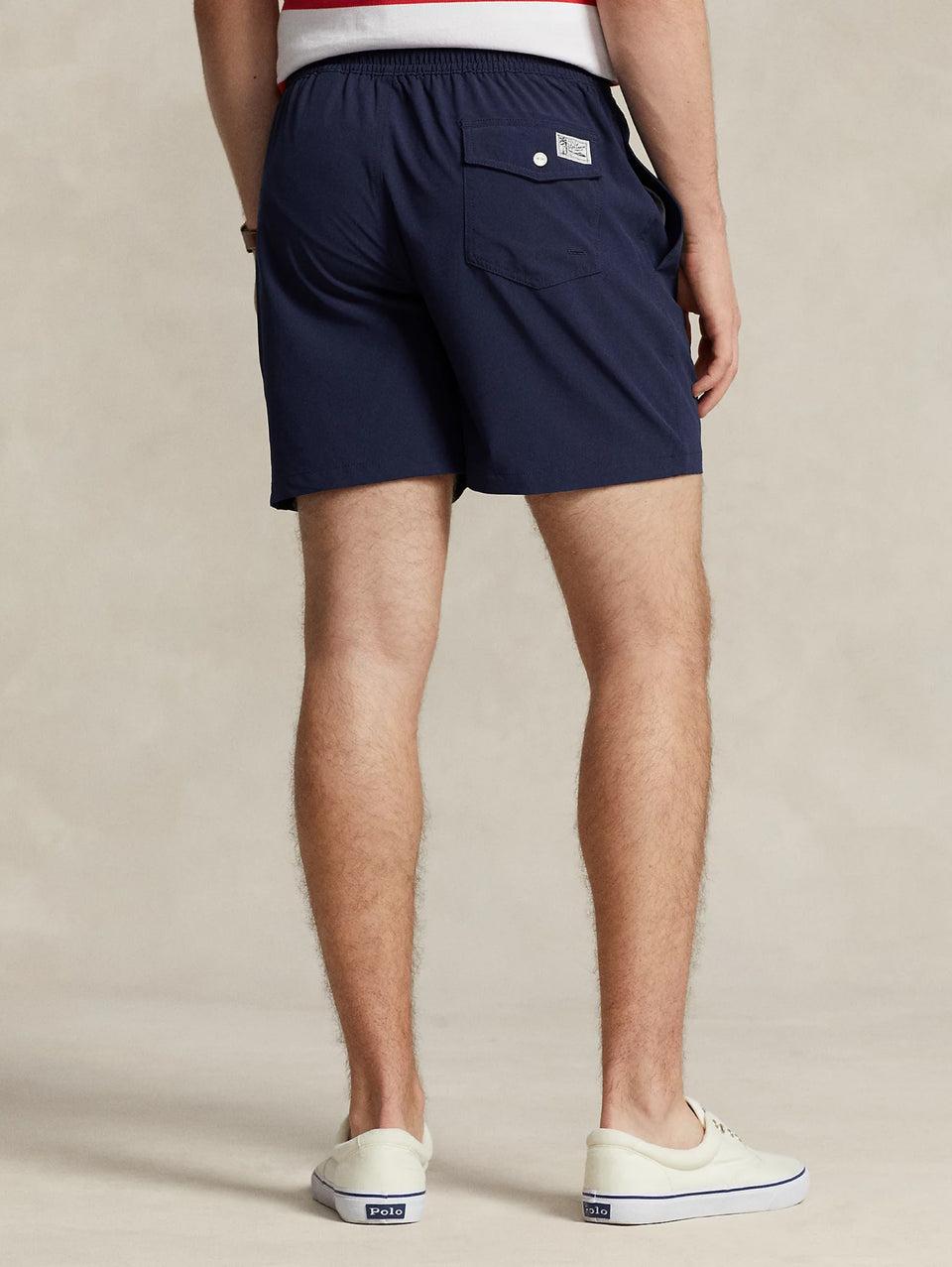 RALPH LAUREN Boxer da Mare Stretch Blu Navy Nuova