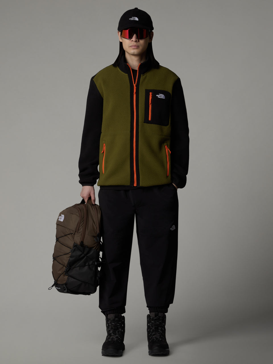 THE NORTH FACE Giacca in Pile Medio Yumiori Verde In Vendita