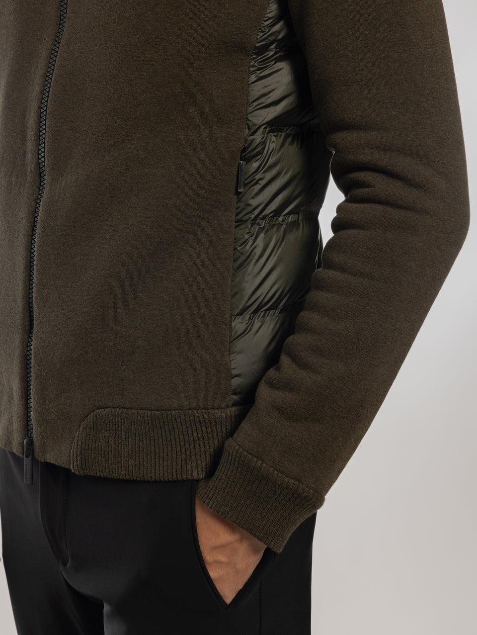 RRD Felpa con Inserti Laterali Verde Hotsell