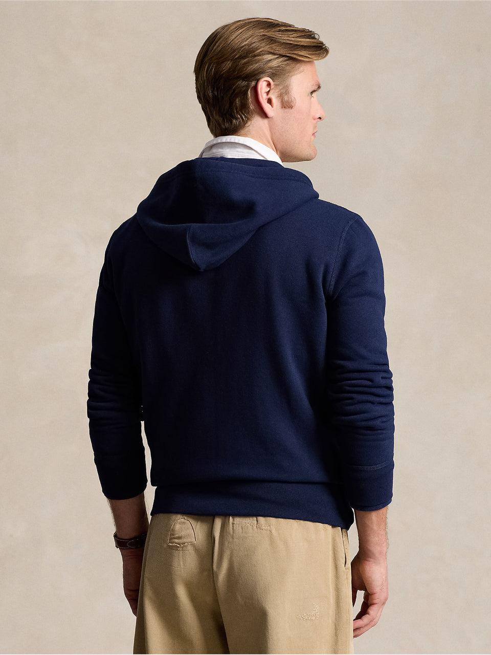 RALPH LAUREN Felpa con Cappuccio Blu Saldi Di Fabbrica