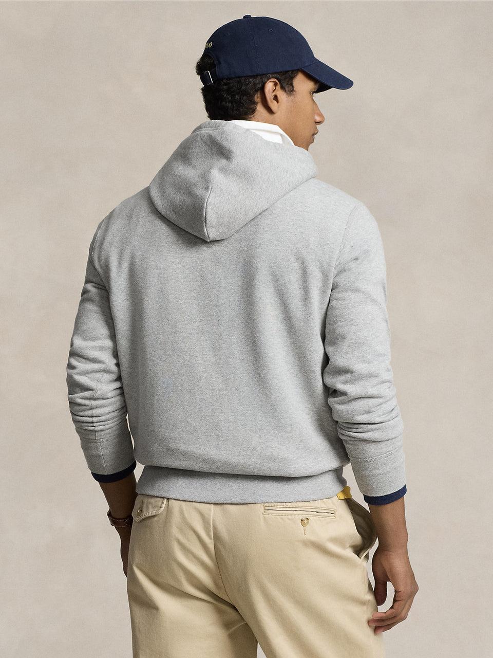 RALPH LAUREN Felpa con Cappuccio Grigio Vendite Flash