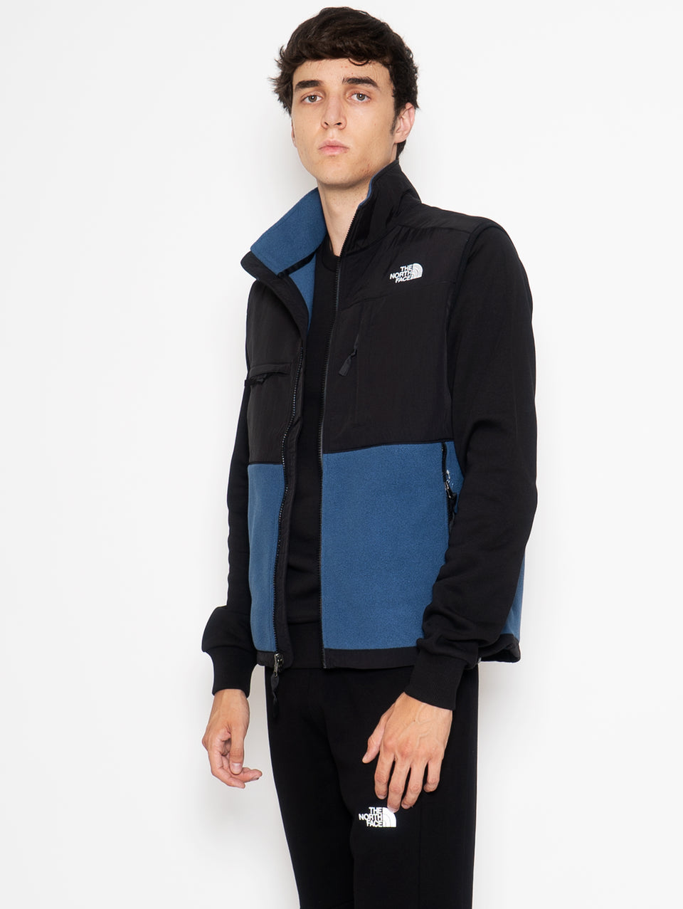 THE NORTH FACE Gilet in Pile Blu In Vendita
