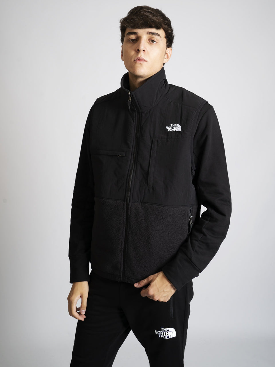 THE NORTH FACE Gilet in Pile Nero Saldi