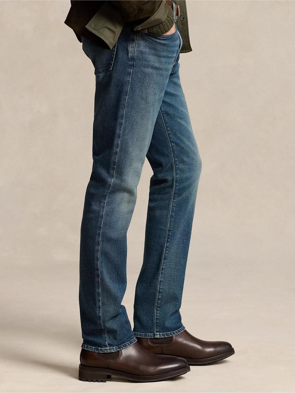 RALPH LAUREN Jeans Sullivan in Cotone Stretch Blu 2025