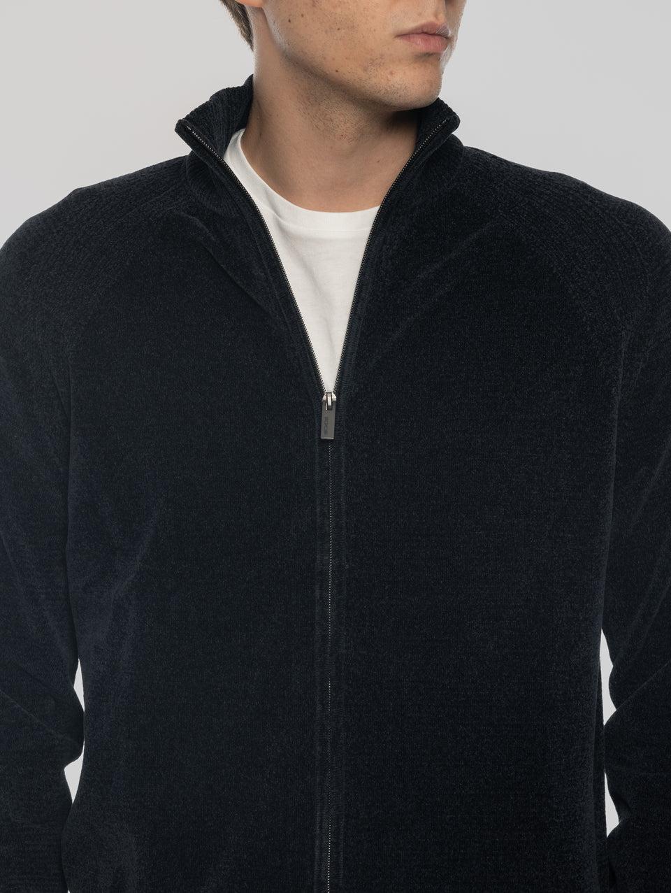 RRD Cardigan in Ciniglia Rasata Blu Affare Del Giorno