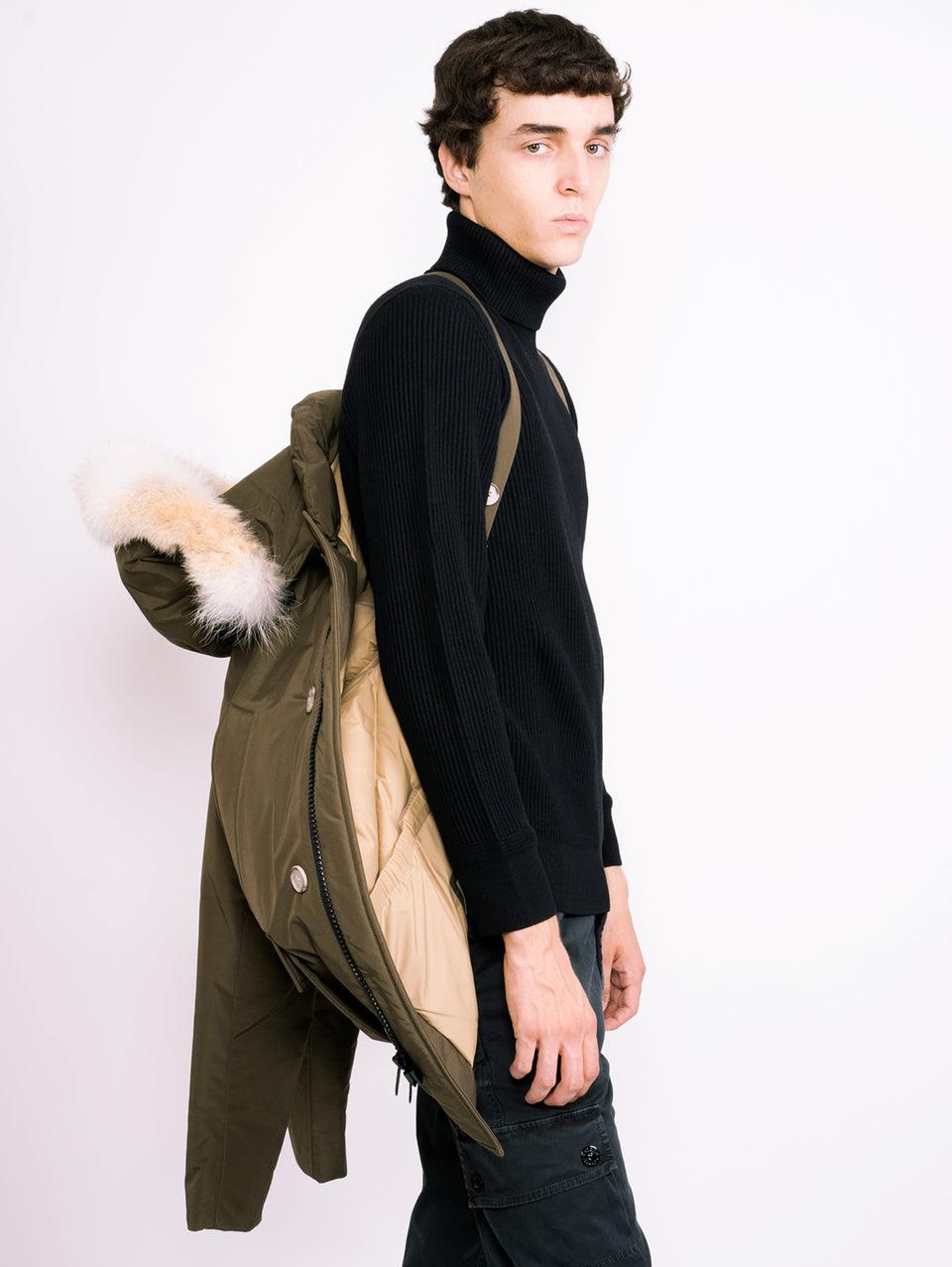 WOOLRICH Giaccone Anorak in Ramar Verde Soddisfazione Garantita