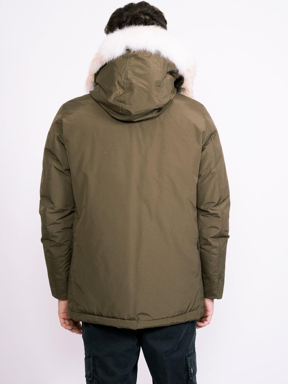 WOOLRICH Giaccone Anorak in Ramar Verde Soddisfazione Garantita