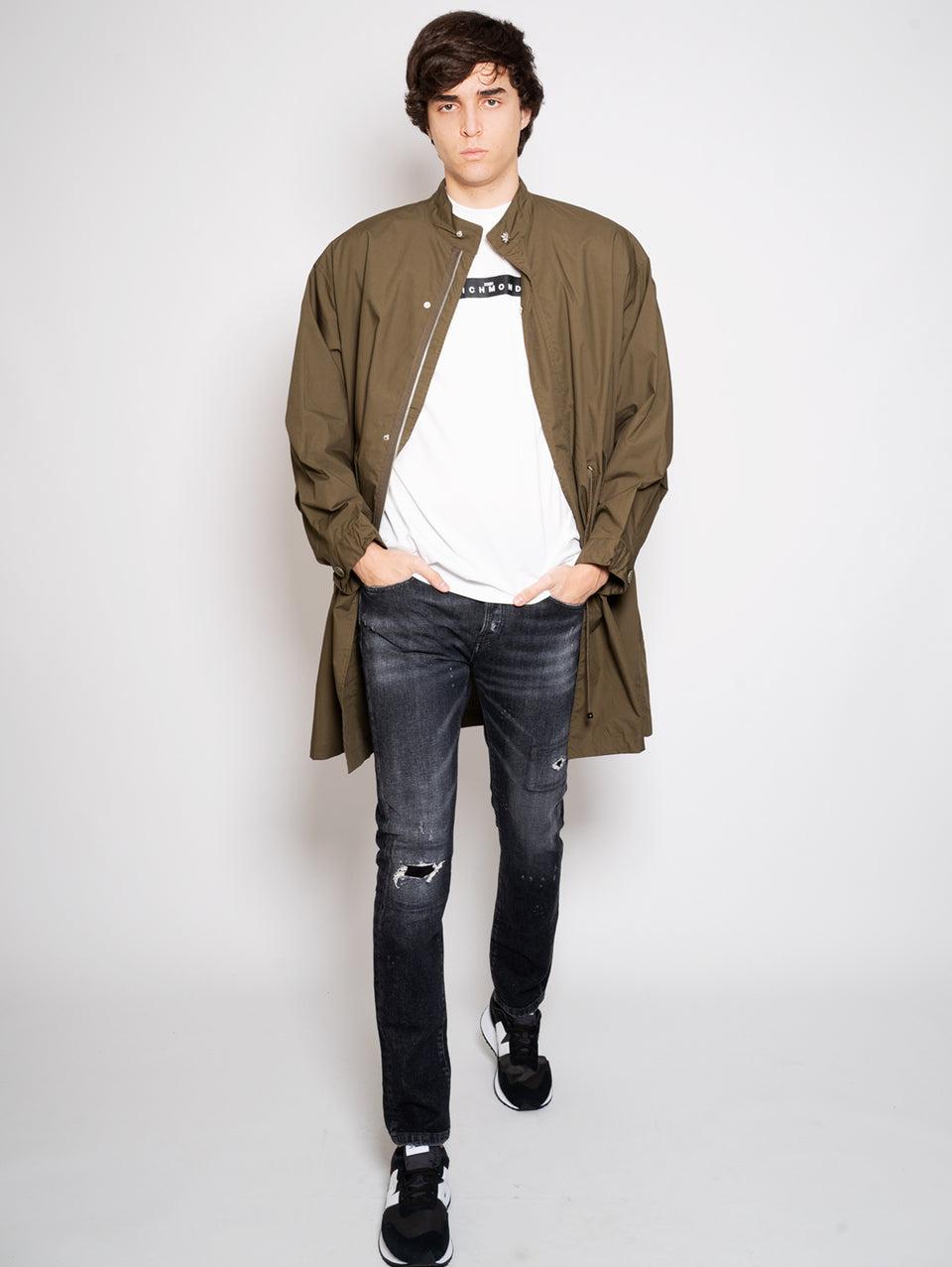 JOHN RICHMOND Parka Oversize Verde Acquista Ora