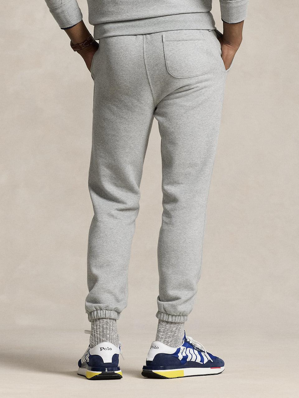 RALPH LAUREN Pantaloni Joggers in Misto Cotone Grigio Promozione Limitata