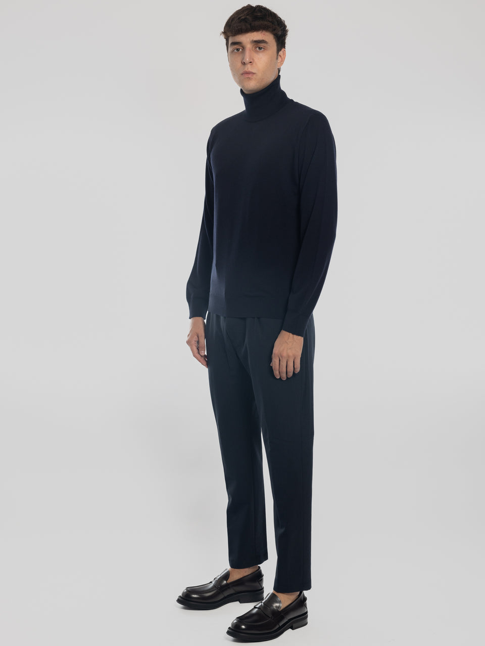 CLOSED Pantaloni con Coulisse in Fresco Lana Blu Fino Al -60%