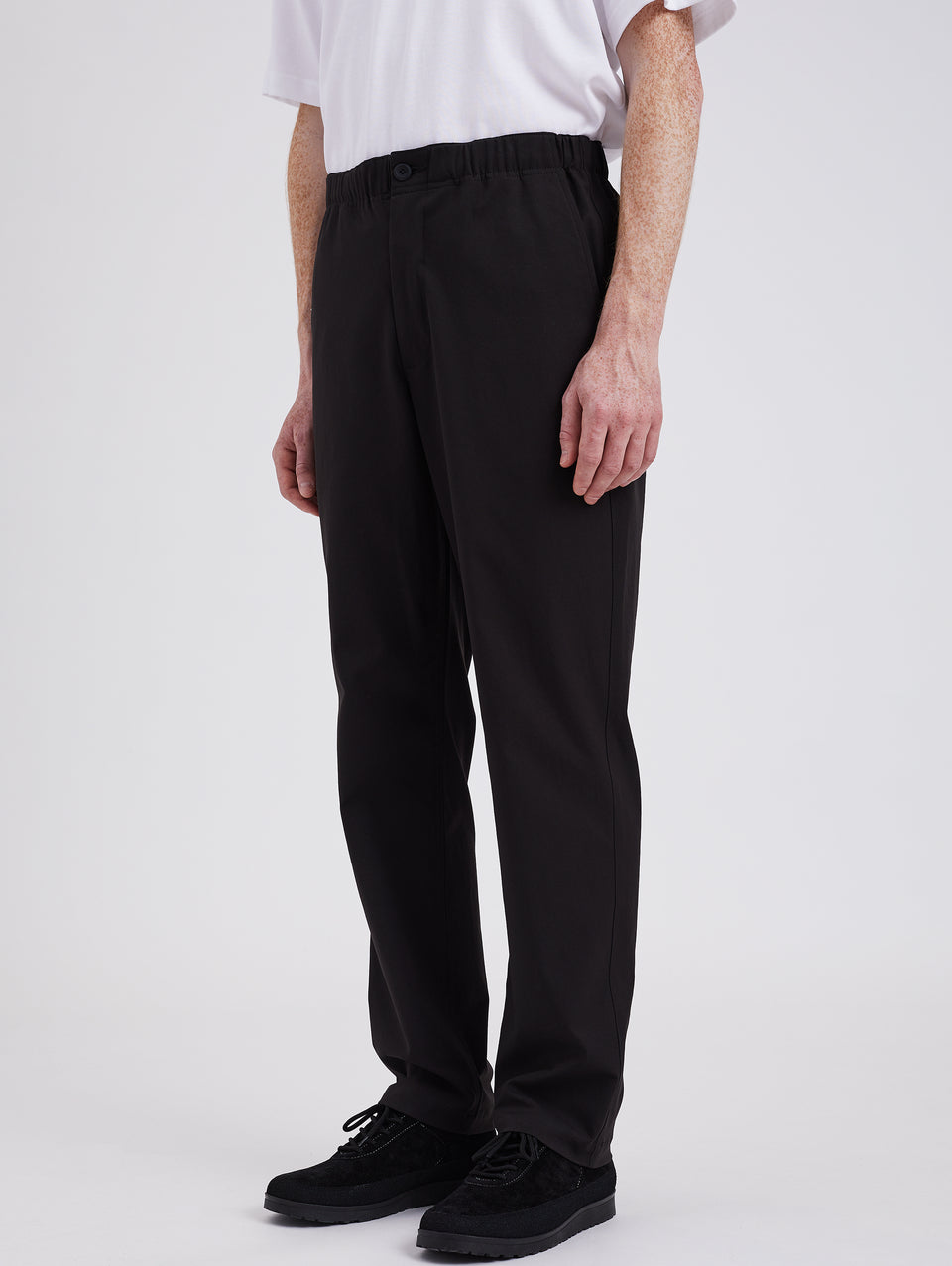 NORSE PROJECTS Pantaloni in Solotex con Elastico in Vita Nero Offerta