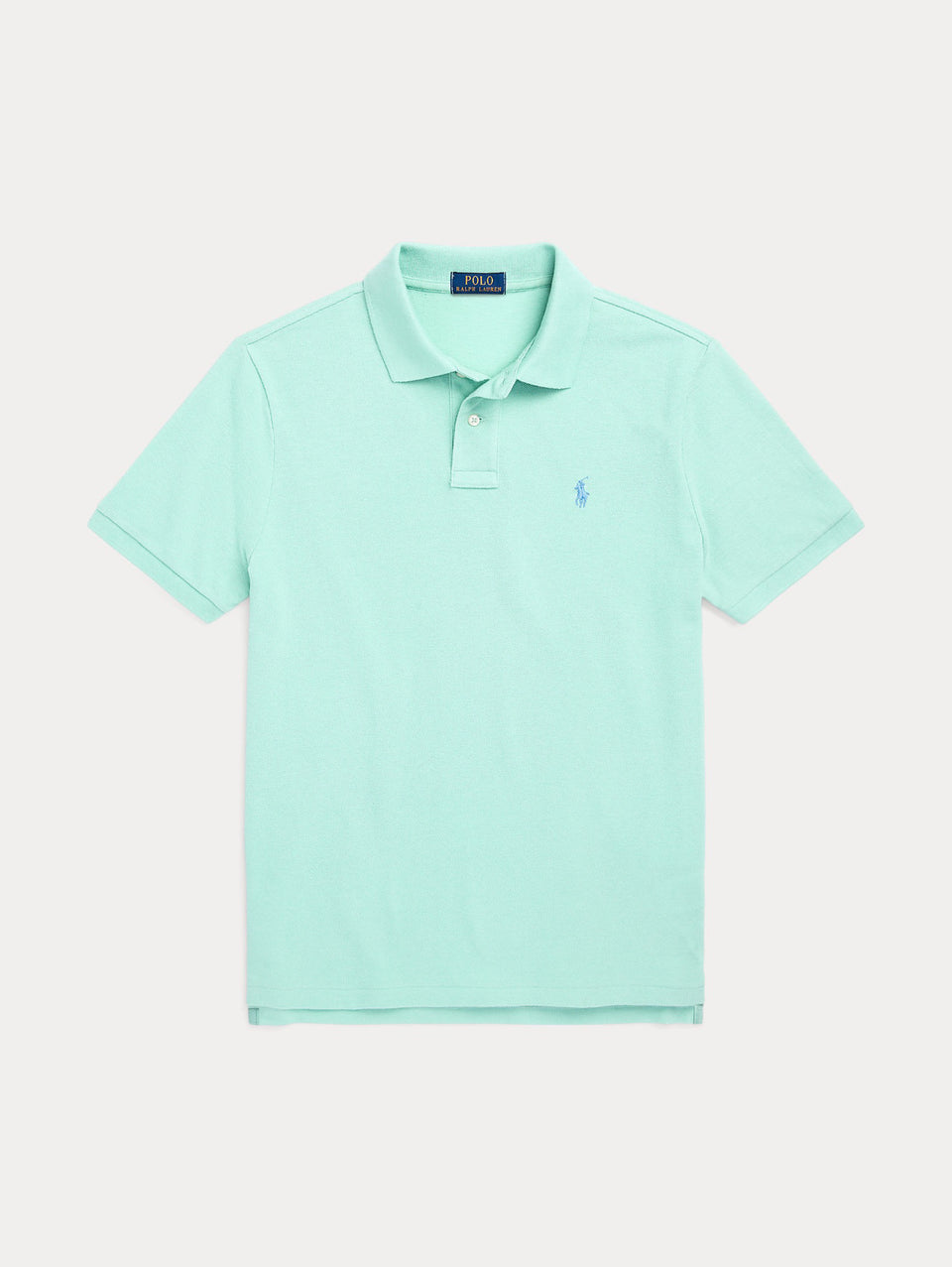 RALPH LAUREN Polo in Mesh Slim Fit Acqua Negozio