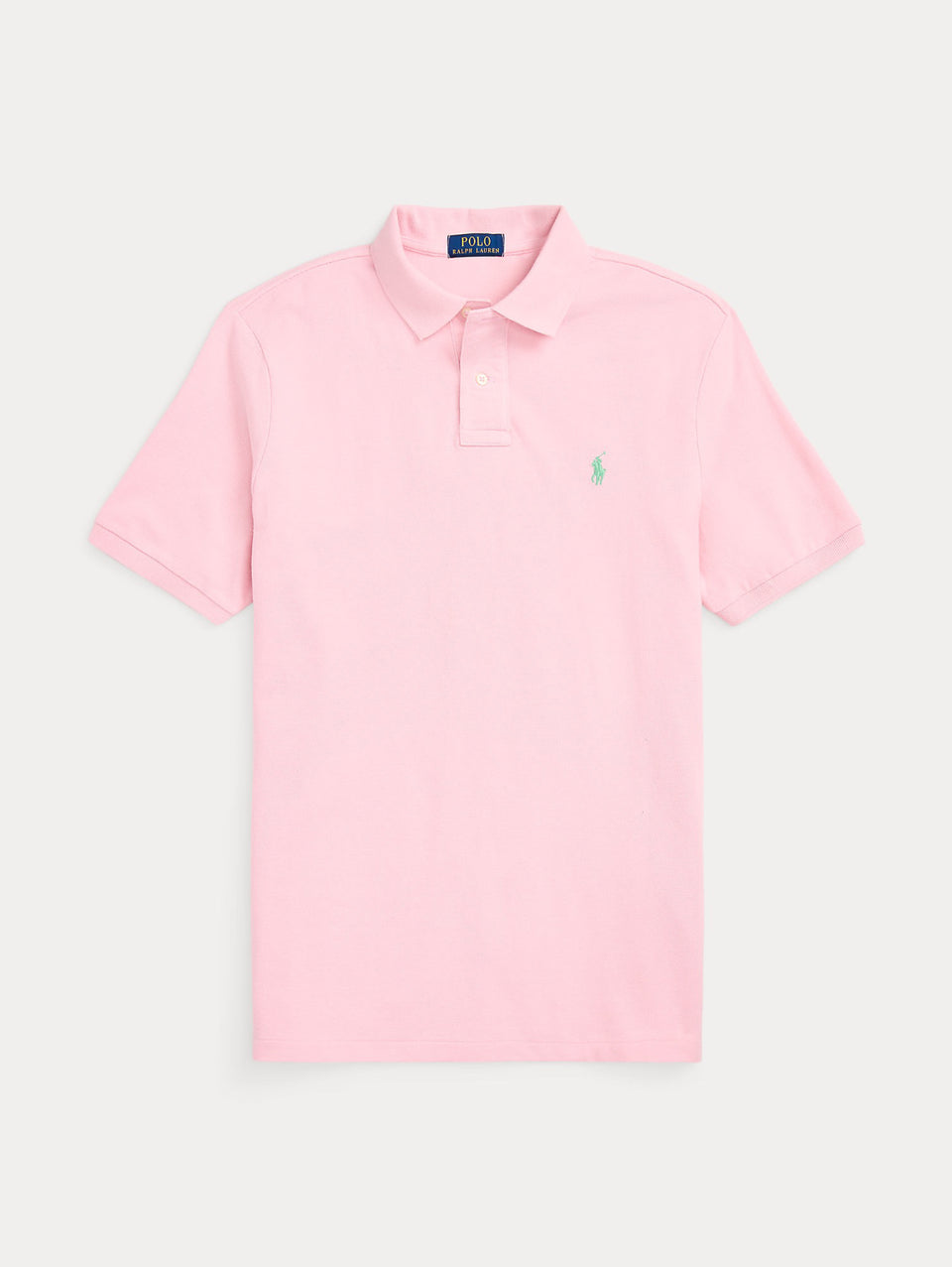 RALPH LAUREN Polo in Mesh Slim Fit Rosa In Saldo