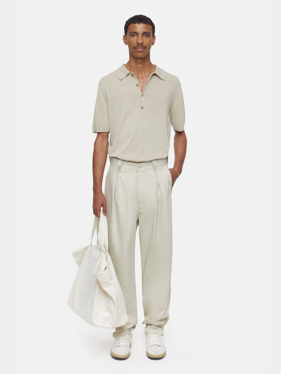 CLOSED Polo in Cotone Extrafine Sabbia Nuova
