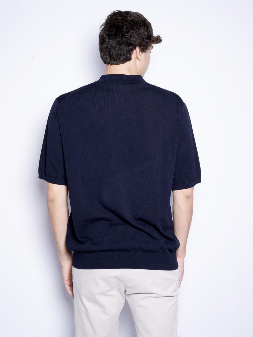 CLOSED Polo in Cotone Extrafine Blu Notte Prezzo basso