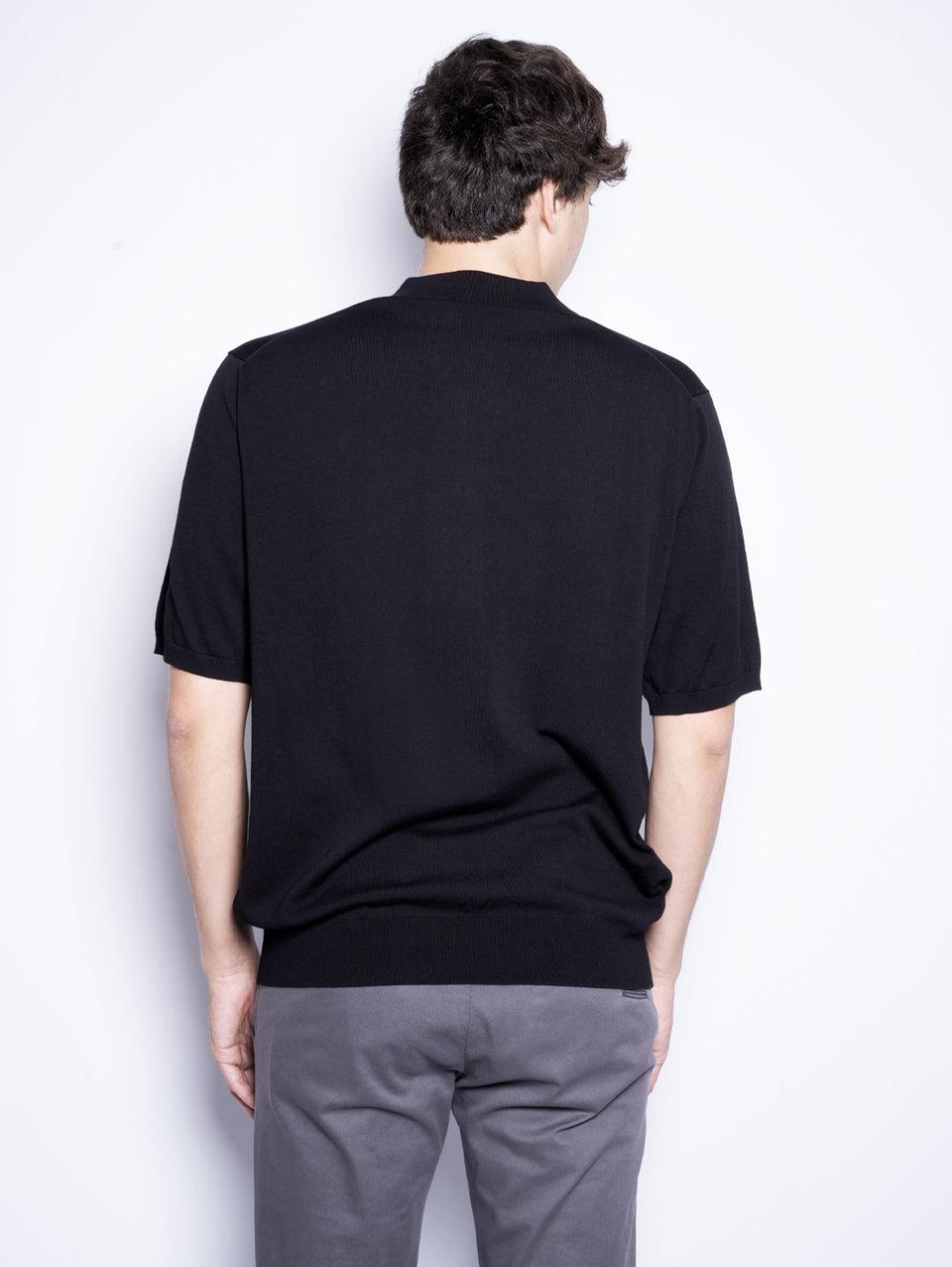 CLOSED Polo in Cotone Extrafine Nero 2025