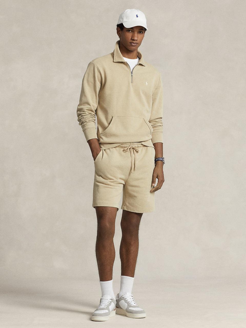 RALPH LAUREN Shorts in Cotone Loopback Beige Pezzi Unici