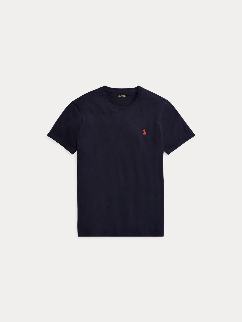 RALPH LAUREN T-shirt in Cotone Basica Inchiostro Sconto