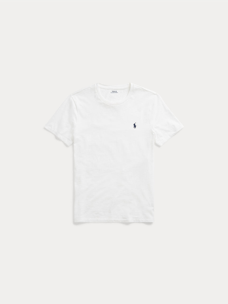 RALPH LAUREN T-shirt in Cotone Basica Bianca Offerta