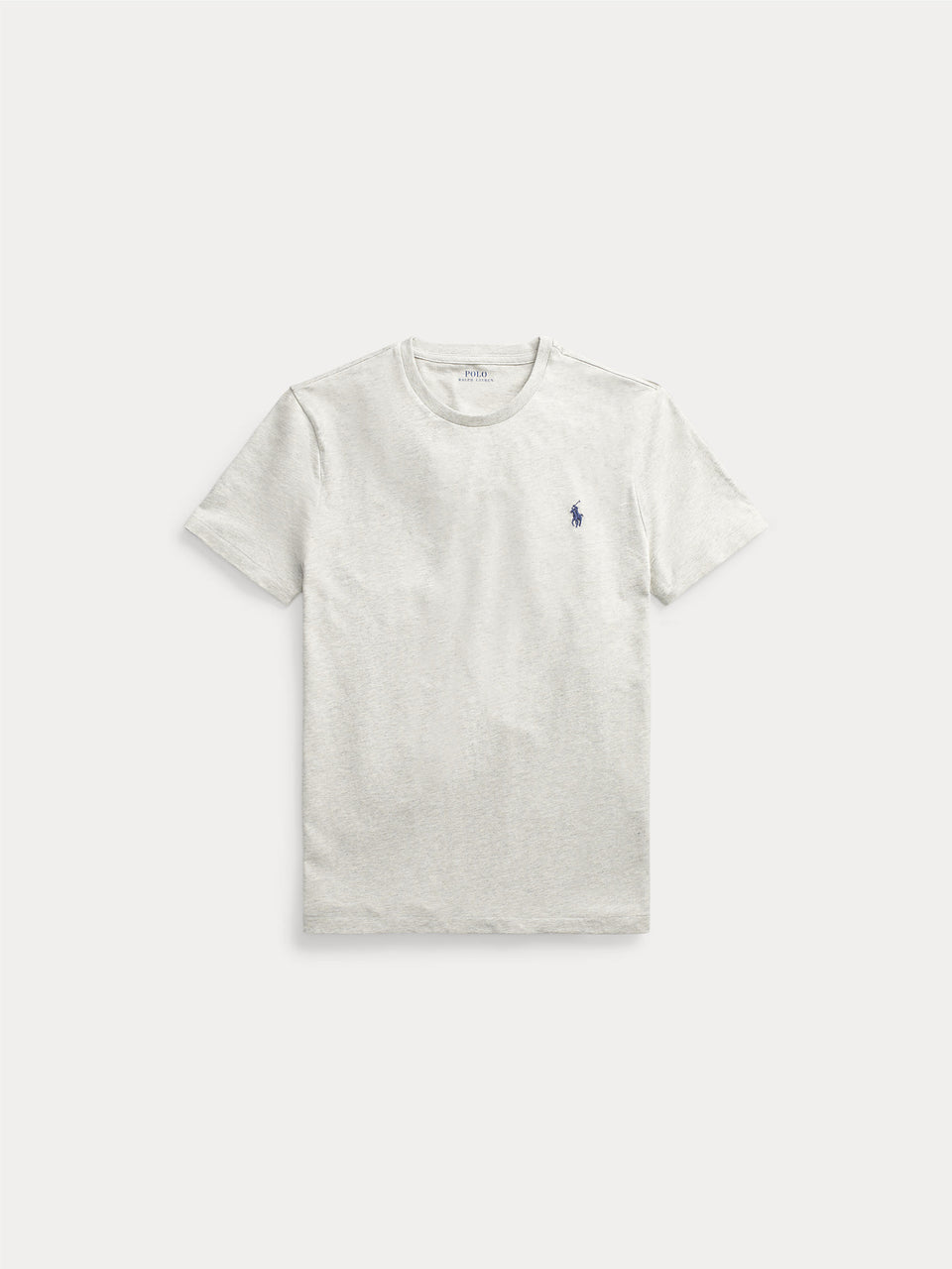 RALPH LAUREN T-shirt in Cotone Basica Grigio Economico