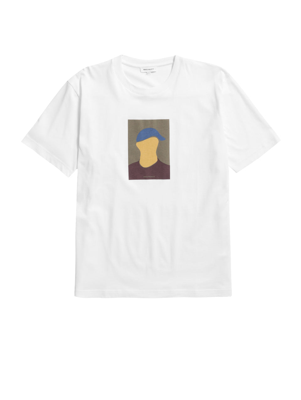 NORSE PROJECTS T-shirt con Stampa Serigrafata Bianco In Vendita