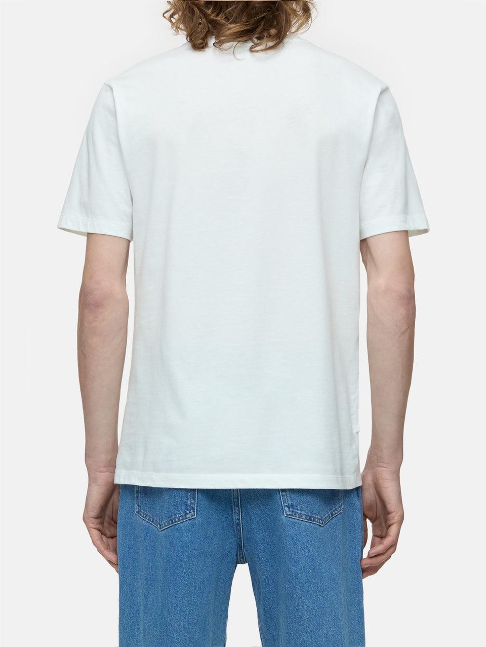 CLOSED T-shirt Girocollo in Jersey Bianco Offerte