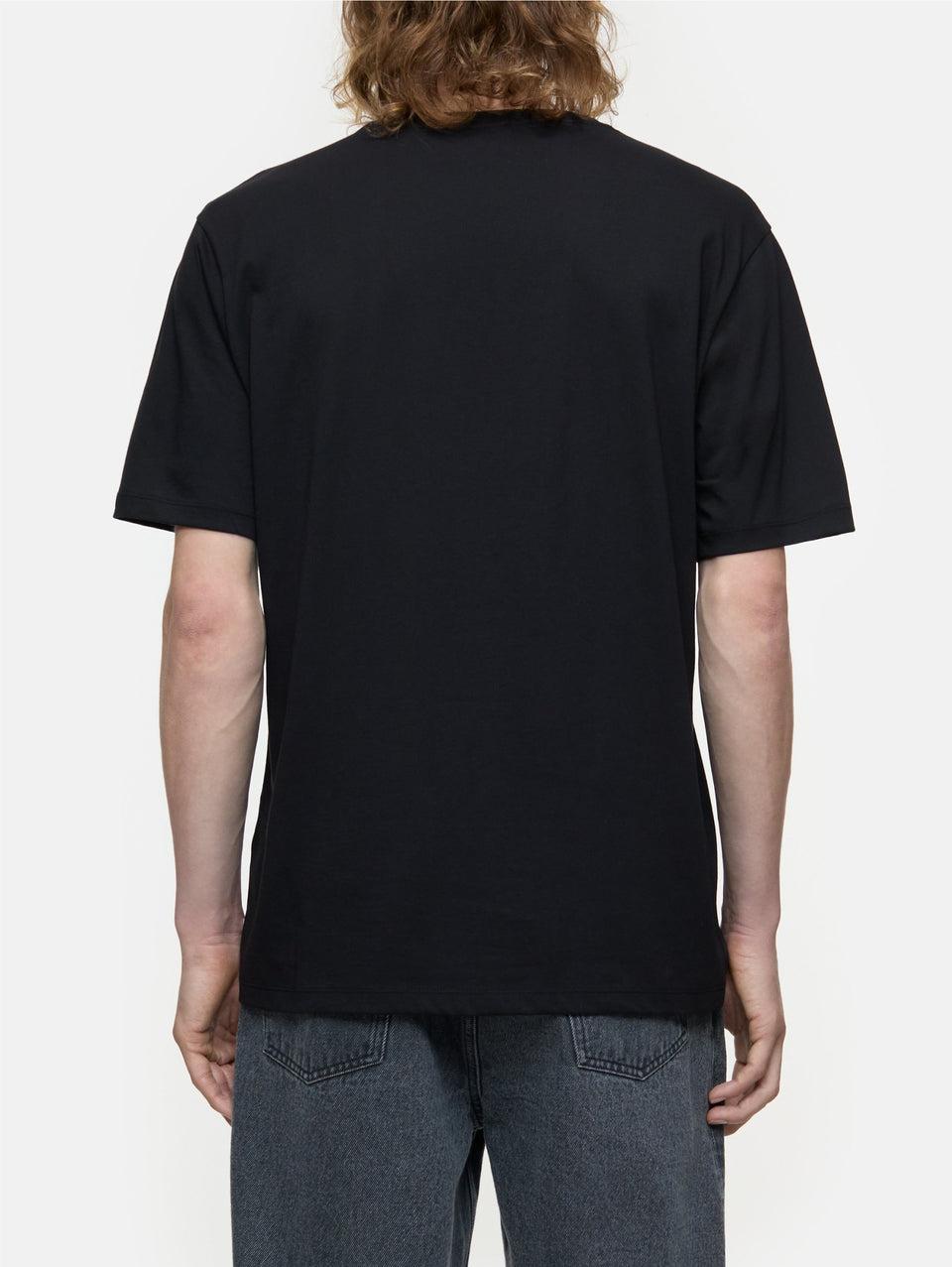 CLOSED T-shirt Girocollo in Jersey Nero Hotsell