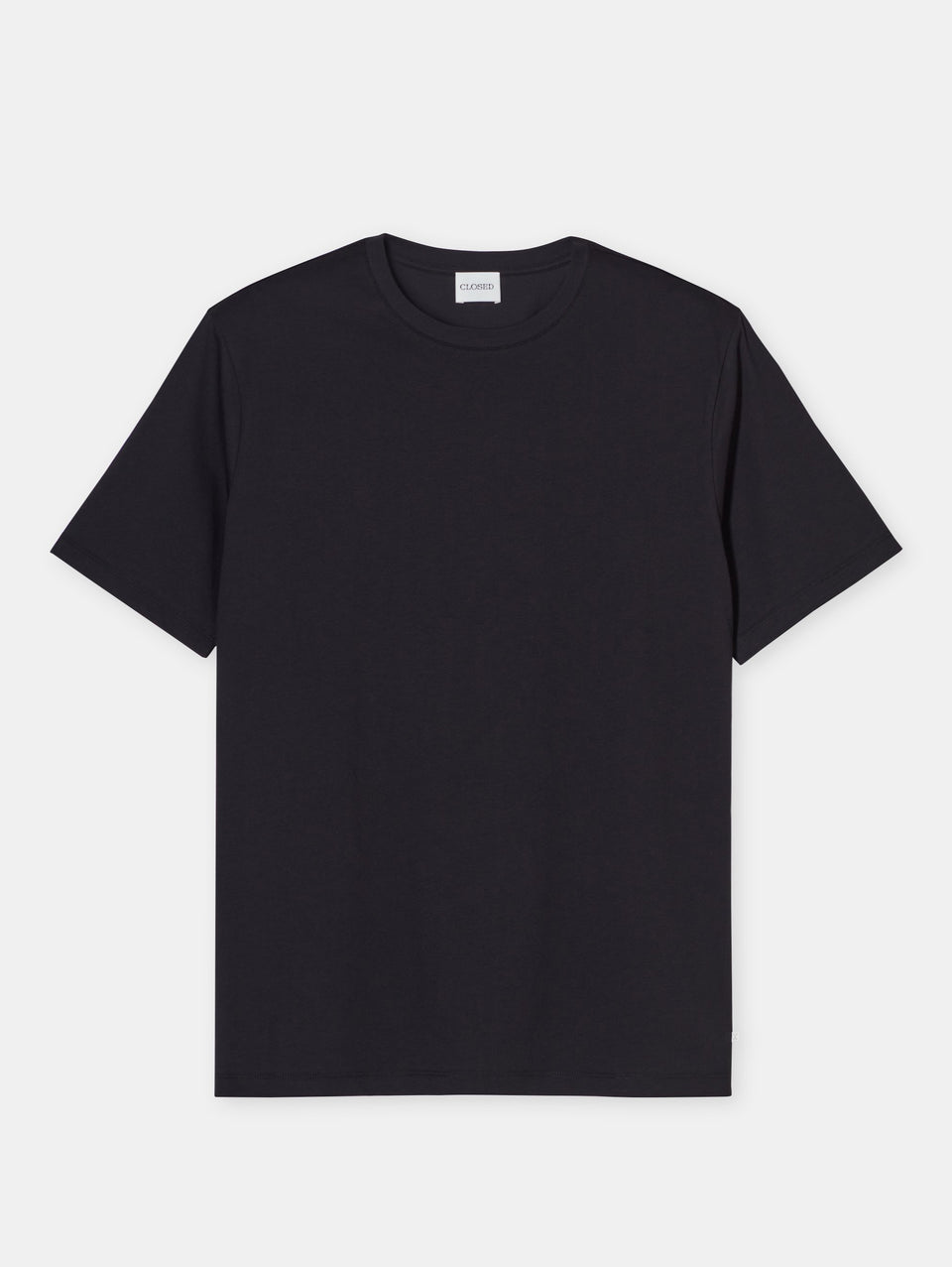 CLOSED T-shirt Girocollo in Jersey Nero Hotsell