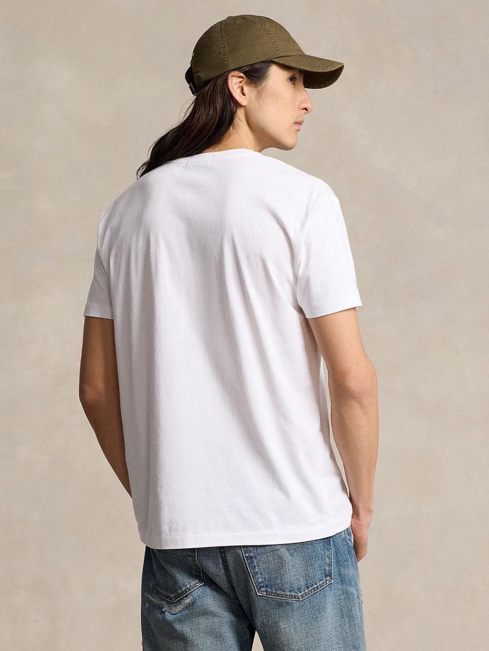 RALPH LAUREN T-shirt Girocollo Polo Bear Bianco Vendita Economica