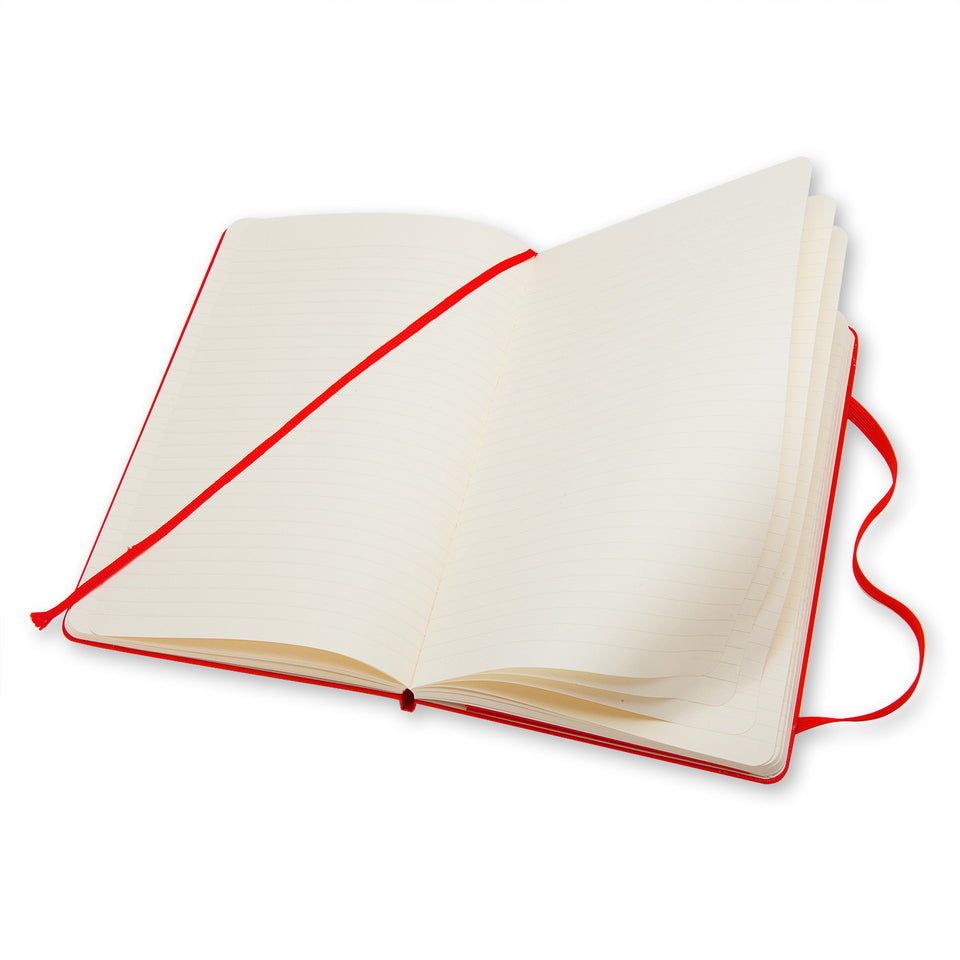 MOLESKINE Taccuino rosso a righe hard - Large QP060R ROSSO Nuova