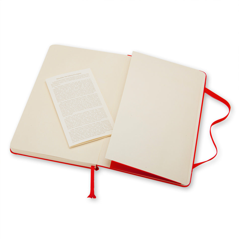 MOLESKINE Taccuino rosso a righe hard - Large QP060R ROSSO Nuova