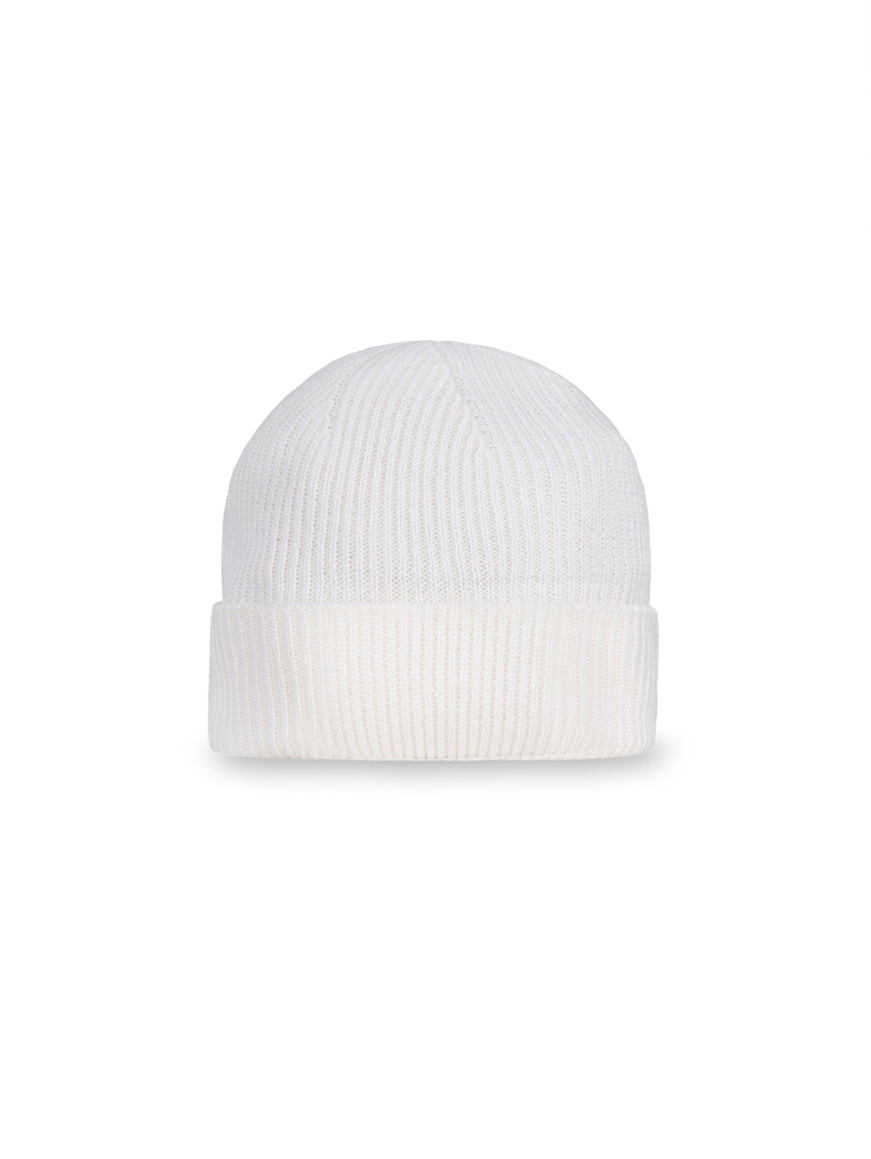 AFTER LABEL Cappello a Coste con Logo Panna Italia