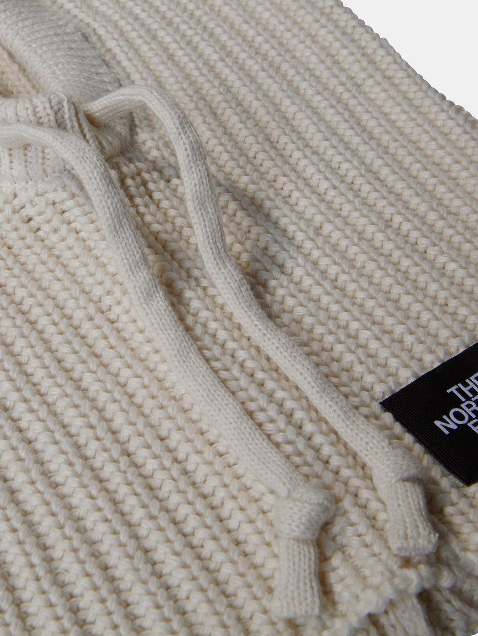 THE NORTH FACE Cappuccio a Coste Bianco Prezzo Ridotto