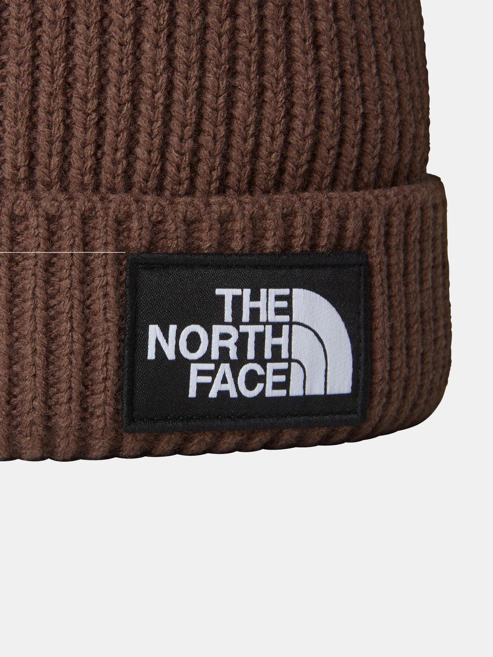 THE NORTH FACE Berretto in Maglia con Logo Frontale Marrone Convenienza
