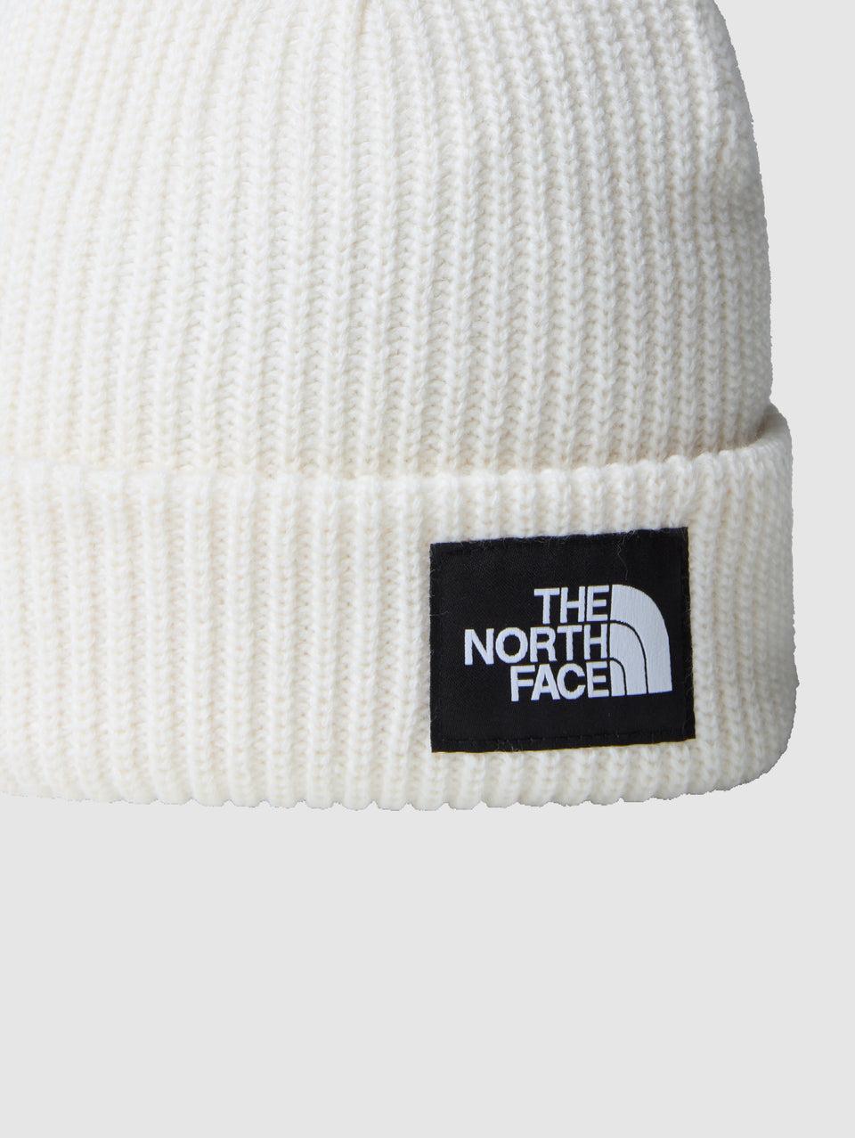 THE NORTH FACE Berretto in Maglia a Coste con Logo Bianco Presa
