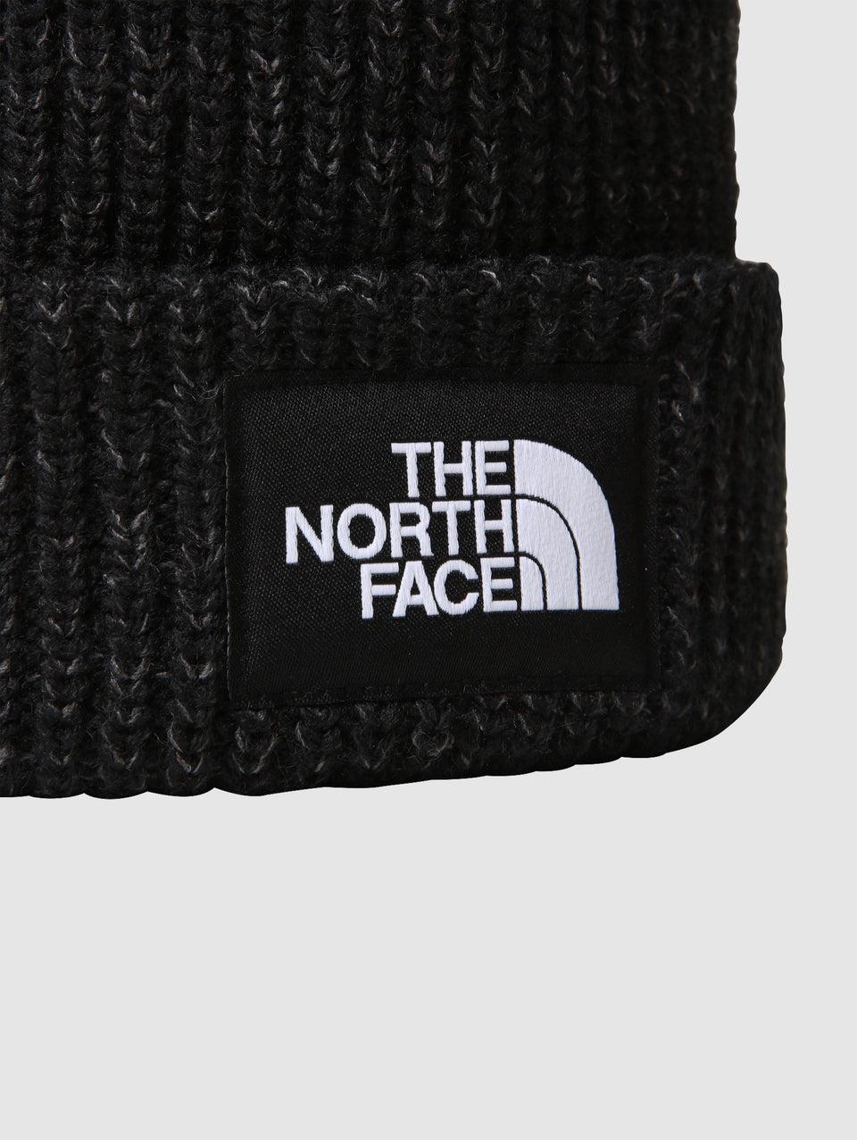 THE NORTH FACE Berretto in Maglia a Coste con Logo Nero Sconto