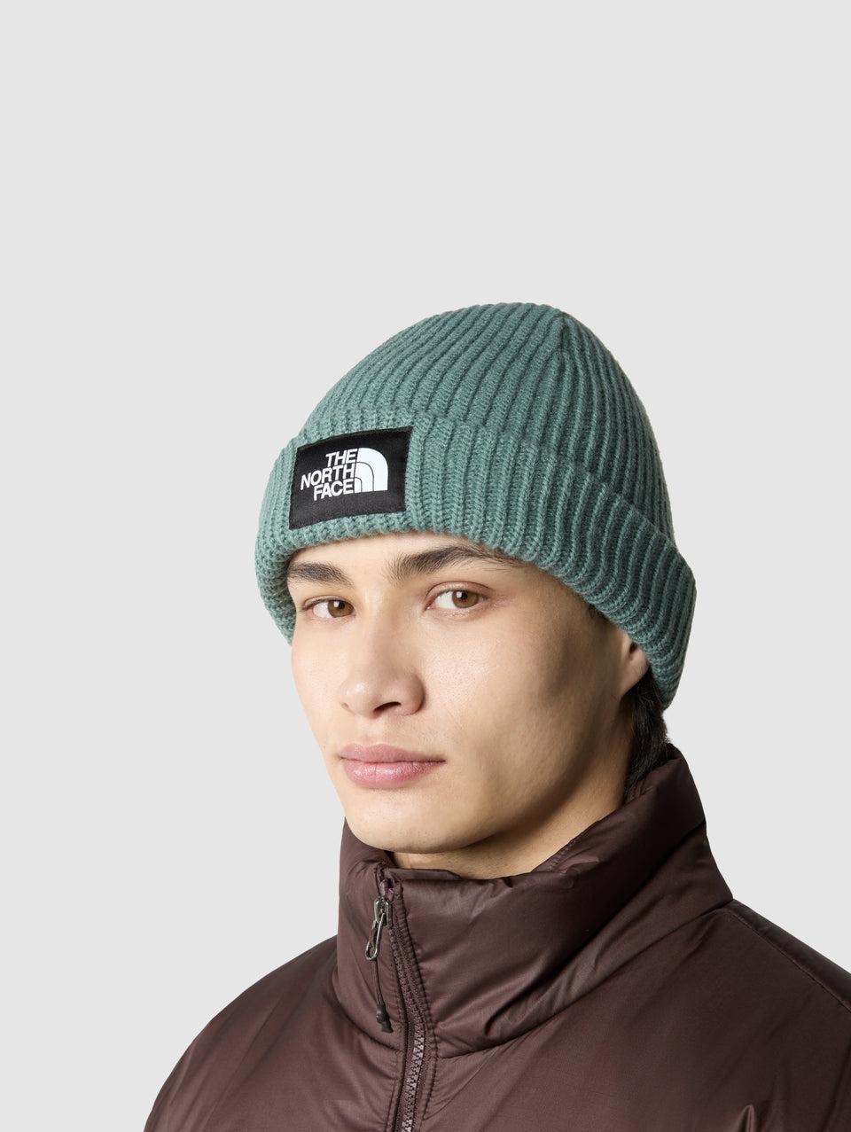 THE NORTH FACE Berretto in Maglia a Coste con Logo Salvia Negozio