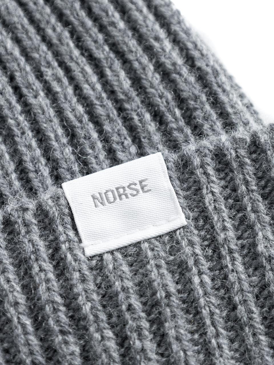 NORSE PROJECTS Berretto in Lana a Coste Grigio Hotsell