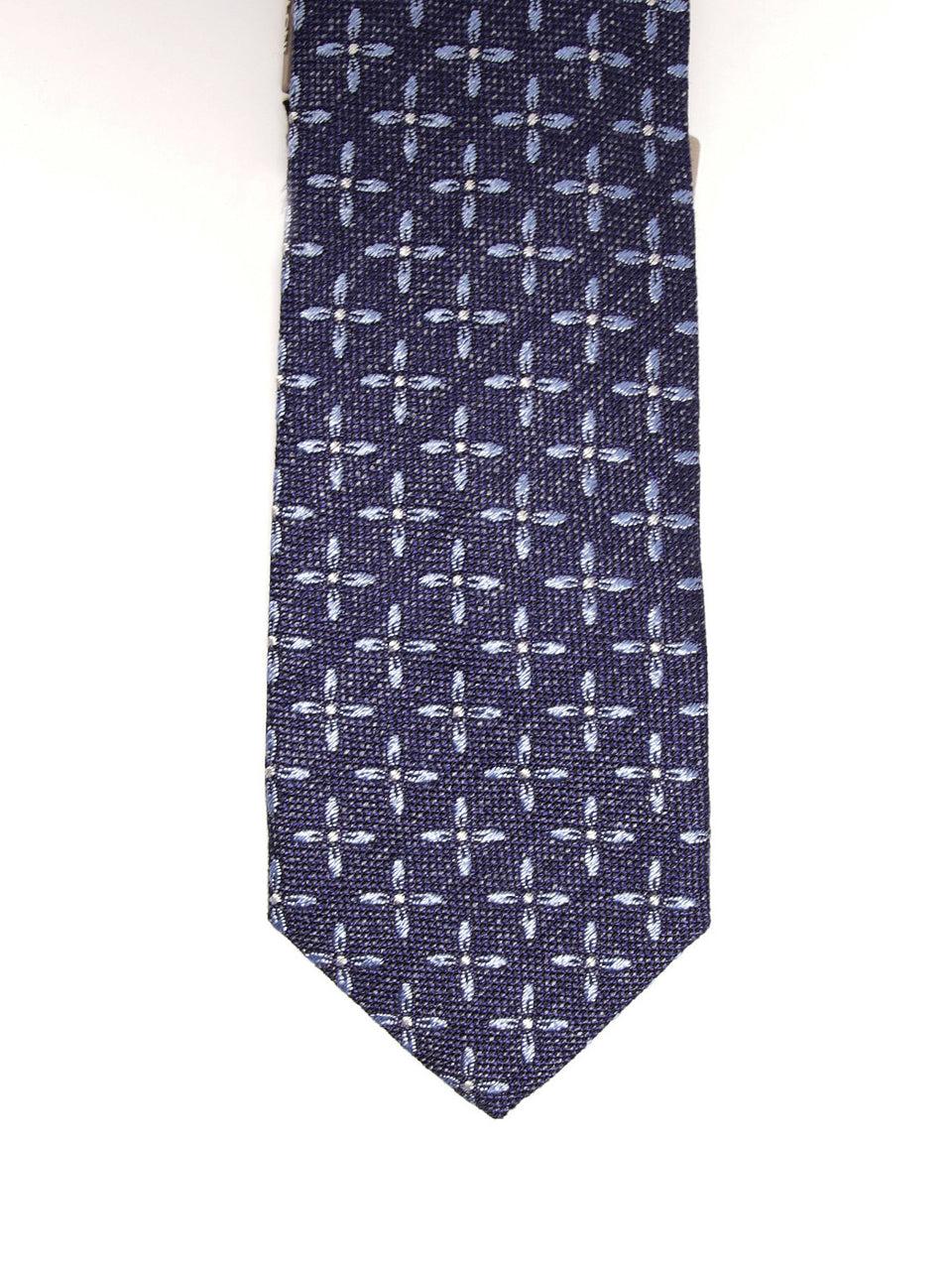PAOLONI Cravatta Floreale Blu/Celeste Italy