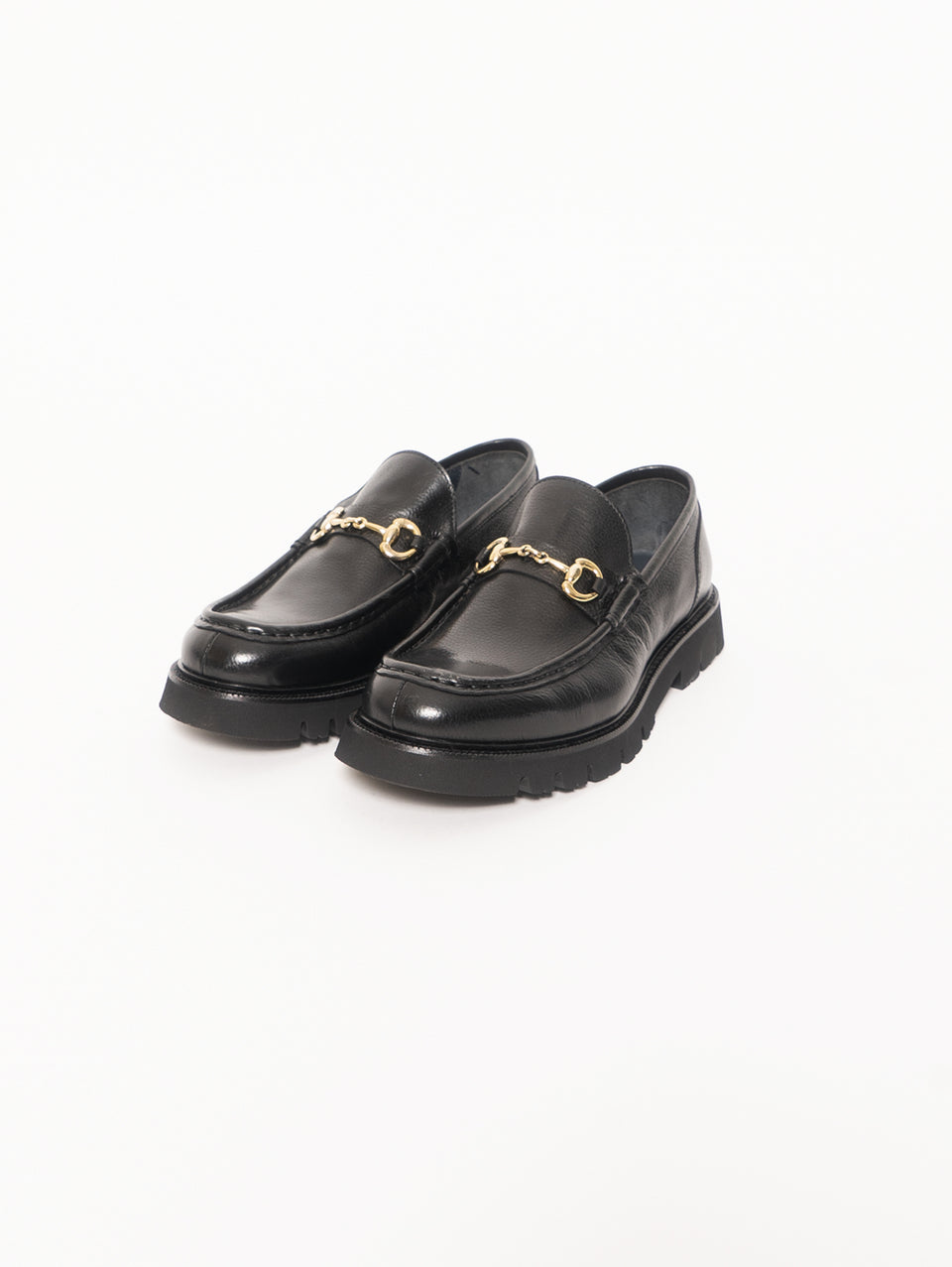 SEBOY'S Mocassino in Pelle Martellata - Nero Moda