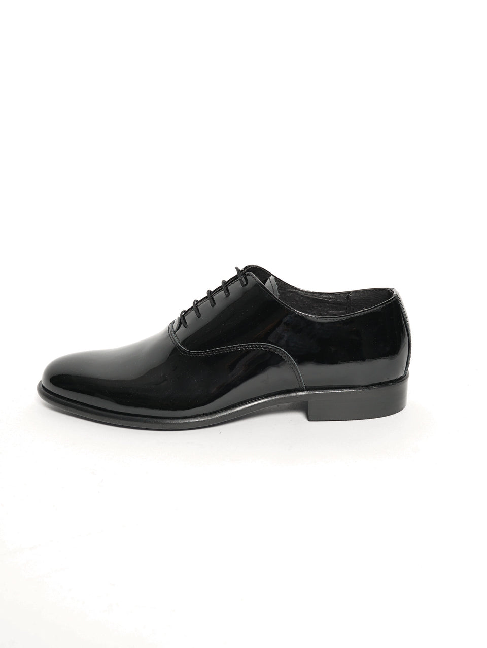 MANUEL RITZ Stringata in vernice Nero