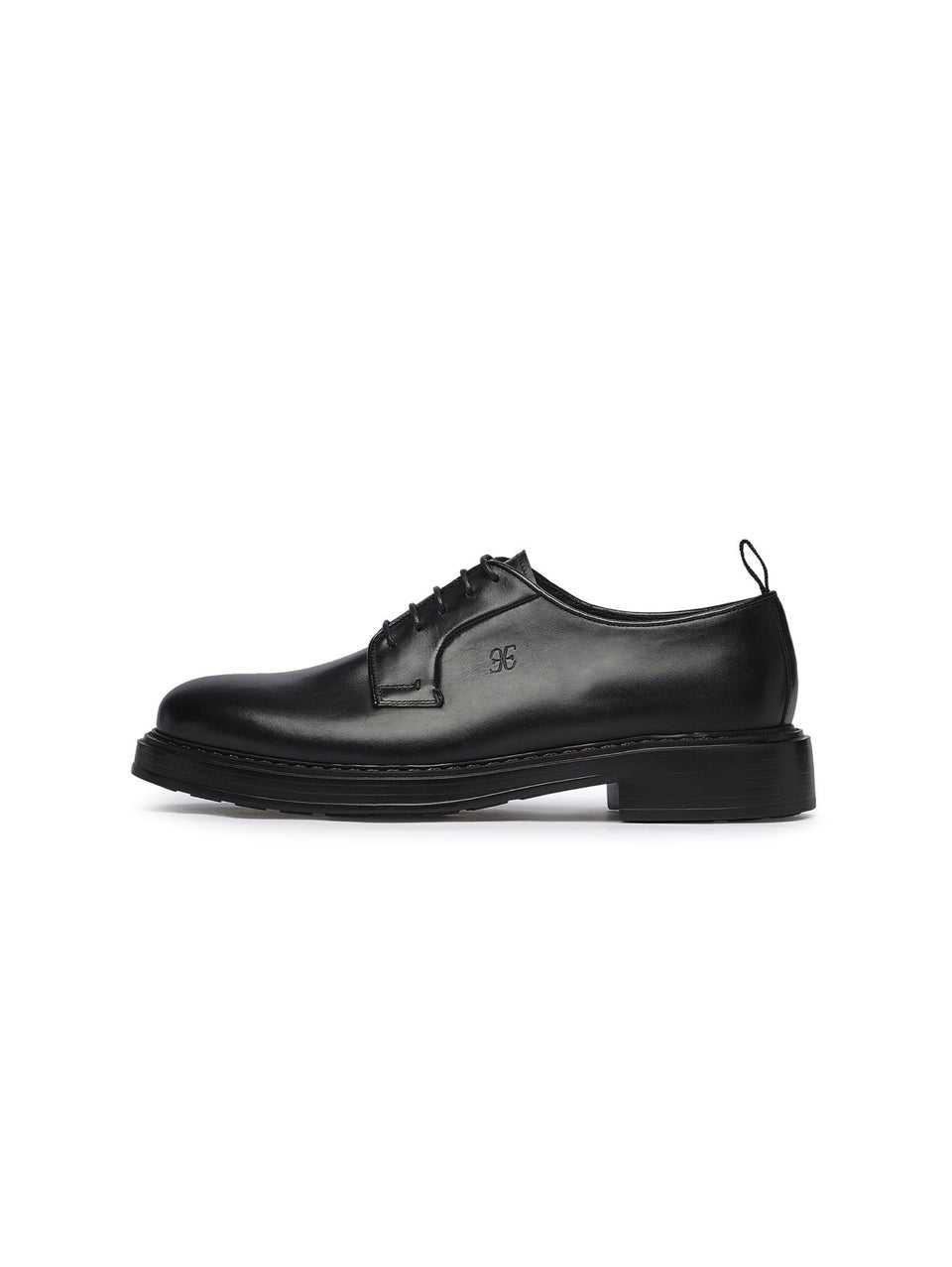 FABI Derby in Pelle Liscia con Suola in Eva Nero