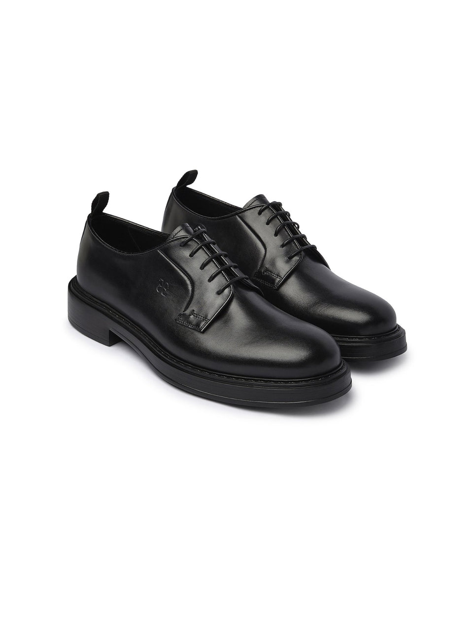 FABI Derby in Pelle Liscia con Suola in Eva Nero Vendita Calda