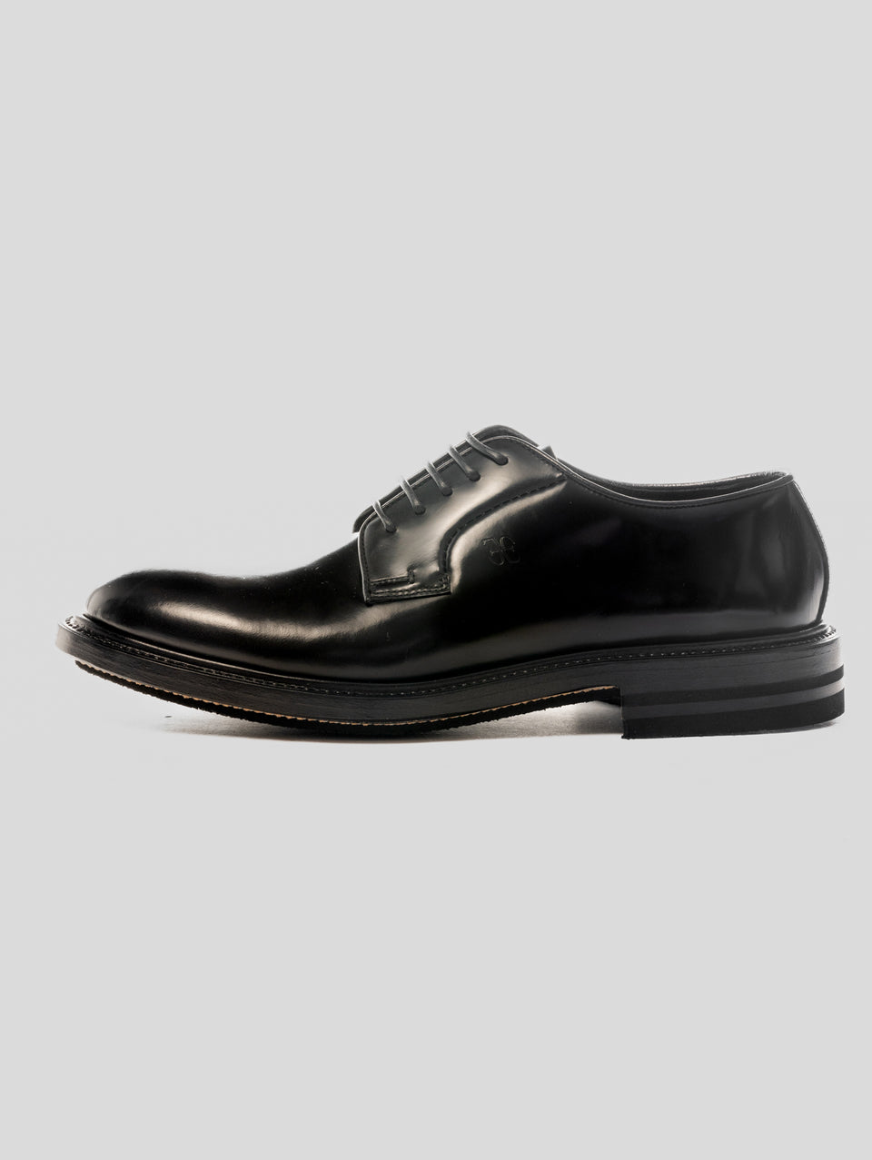 FABI Stringata con Suola Frex Goodyear Nero