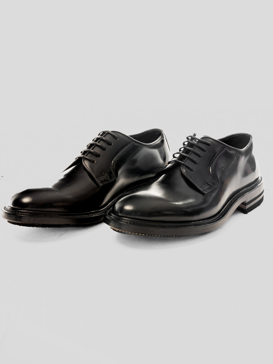 FABI Stringata con Suola Frex Goodyear Nero Vendita Economica