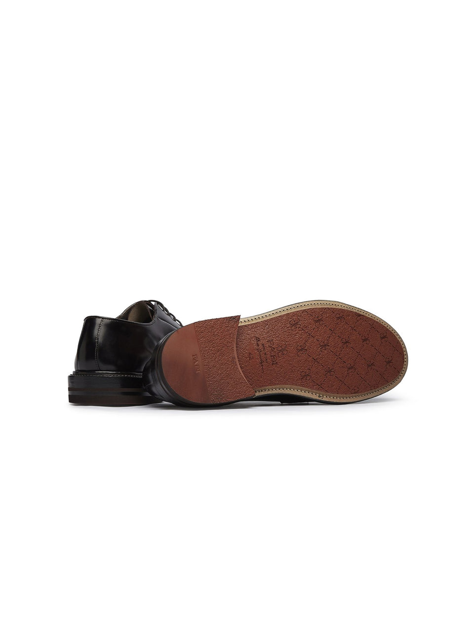 FABI Stringata con Suola Frex Goodyear Testa di Moro Saldi Di Fabbrica