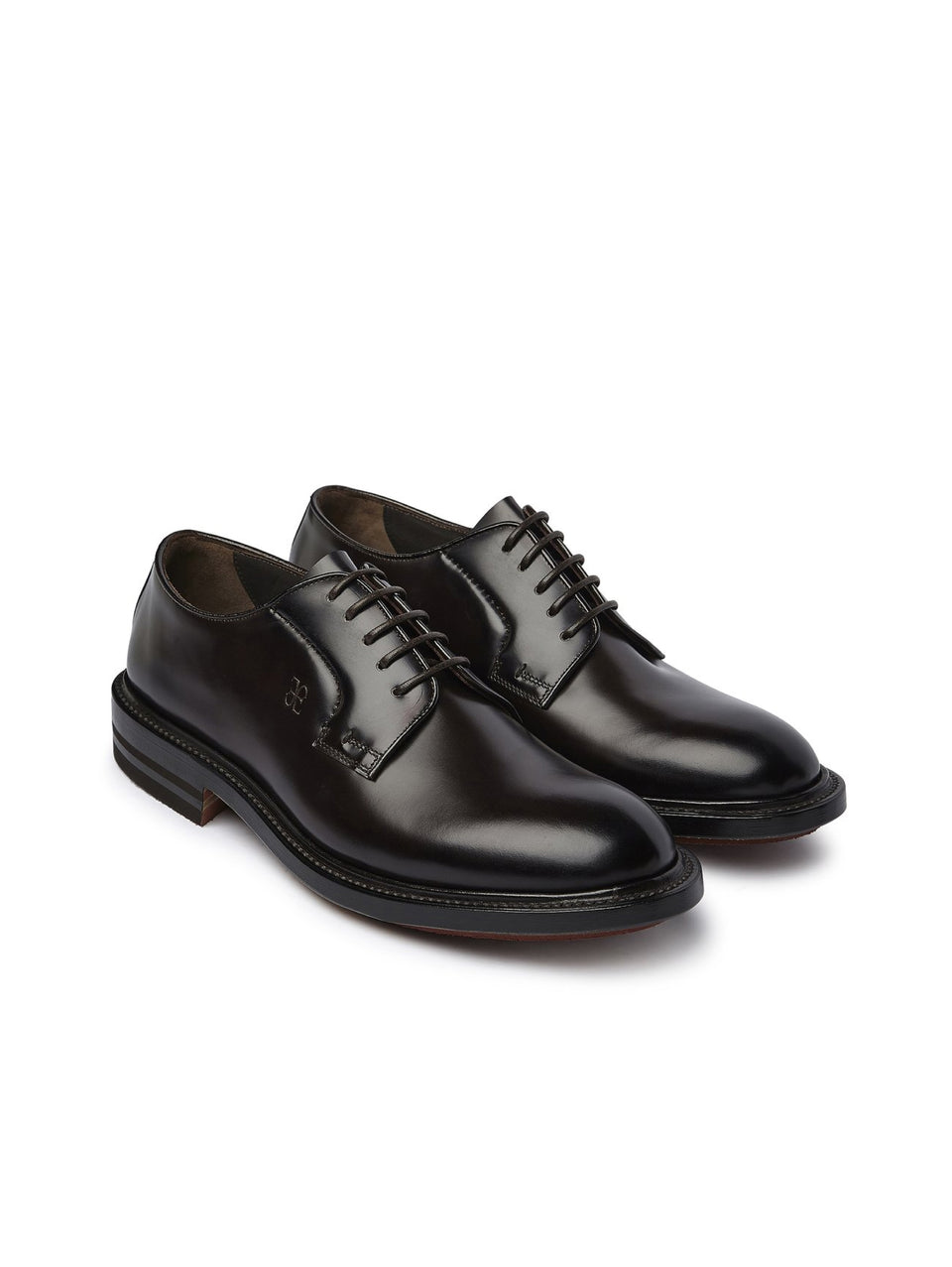 FABI Stringata con Suola Frex Goodyear Testa di Moro Saldi Di Fabbrica
