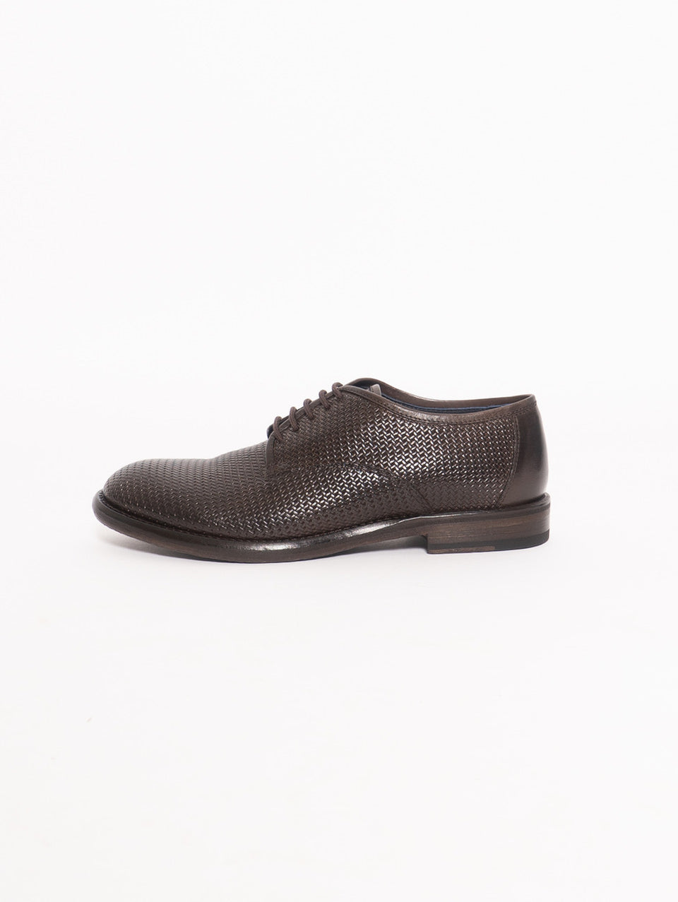 SEBOY'S Stringata in Pelle Intrecciata - Marrone