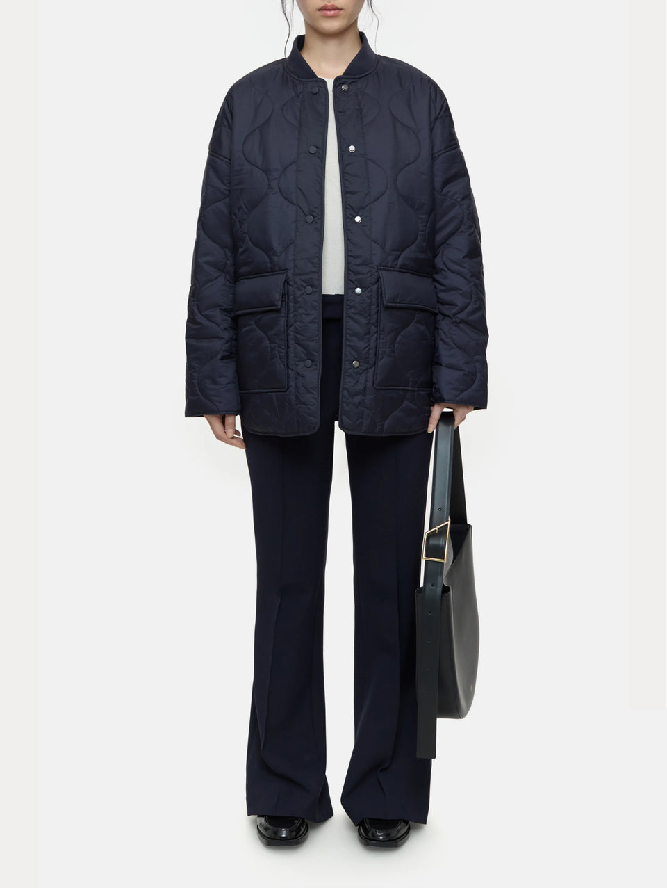 CLOSED Giubbotto Trapuntato in Nylon Blu Italy